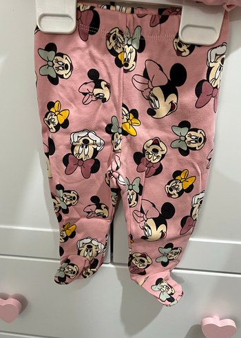 Pembe Uzun Kollu Bebek Takım 1-3 ay - Görsel 3