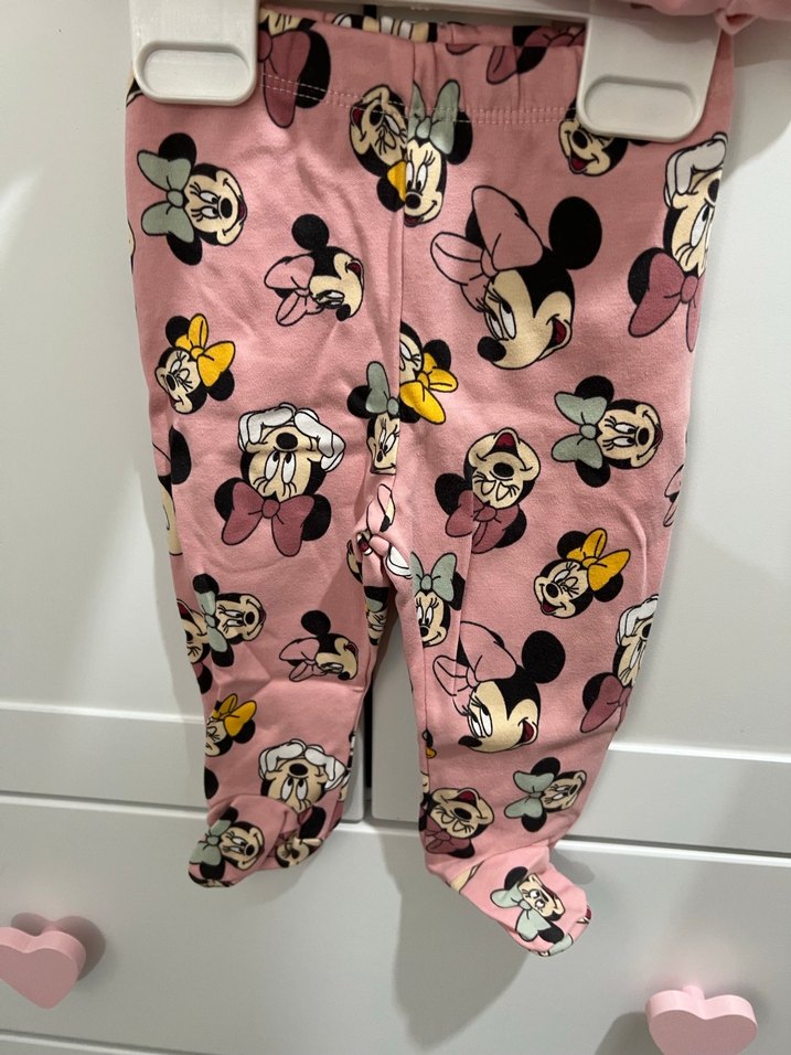 Pembe Uzun Kollu Bebek Takım 1-3 ay - Görsel 3