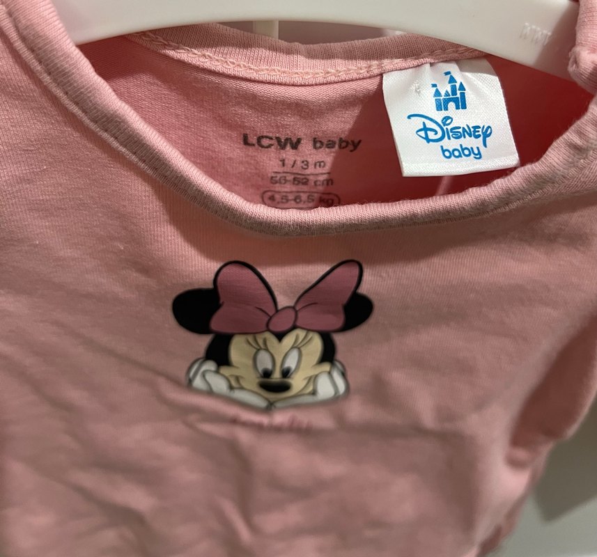 Pembe Uzun Kollu Bebek Takım 1-3 ay - Görsel 4