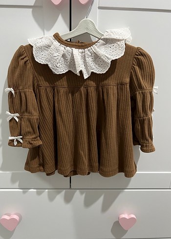 Kahverengi Bebek Elbise - Görsel 3