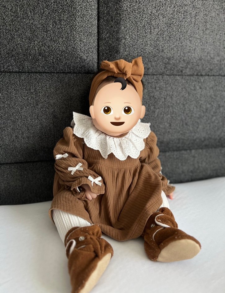 Kahverengi Bebek Elbise - Görsel 2