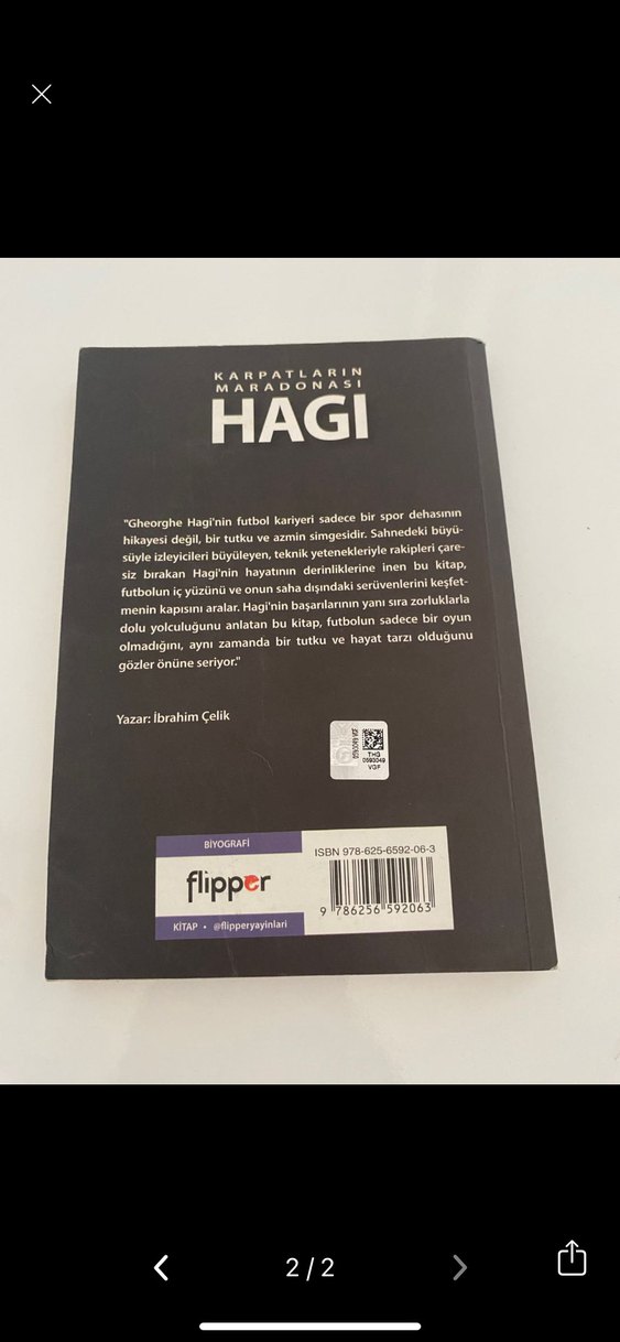 Karpatların Maradonası Hagi Kitabı - Görsel 2