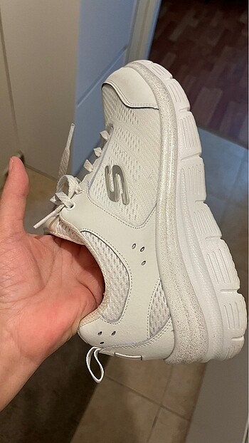 38,5 Beden beyaz Renk Skechers kadın spor ayakkabı orjinal