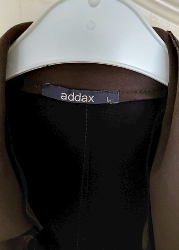 Addax Kadın Haki Uzun Süet Kemerli Trençkot