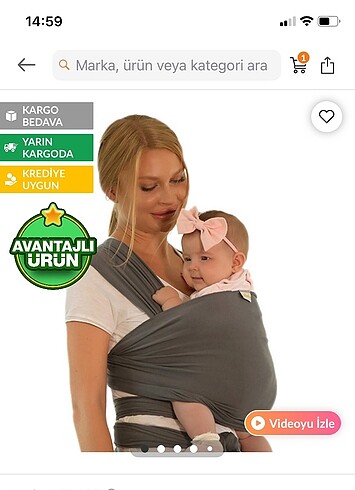 Diğer bebek sling