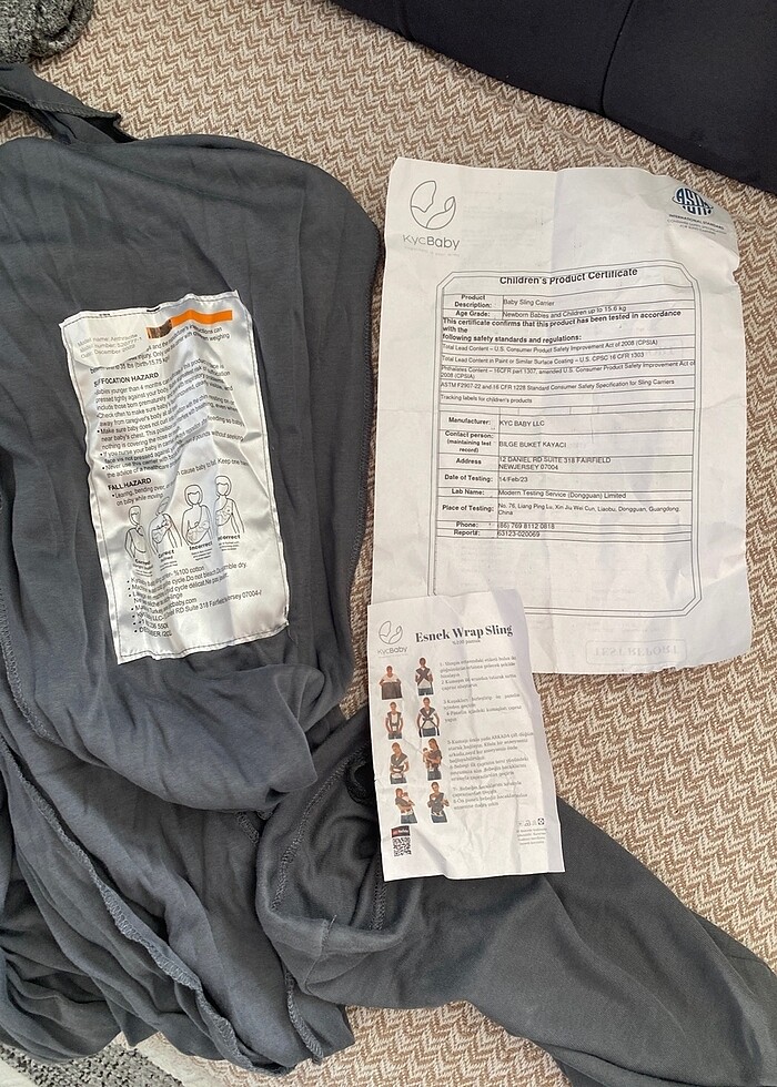 bebek sling - Görsel 4