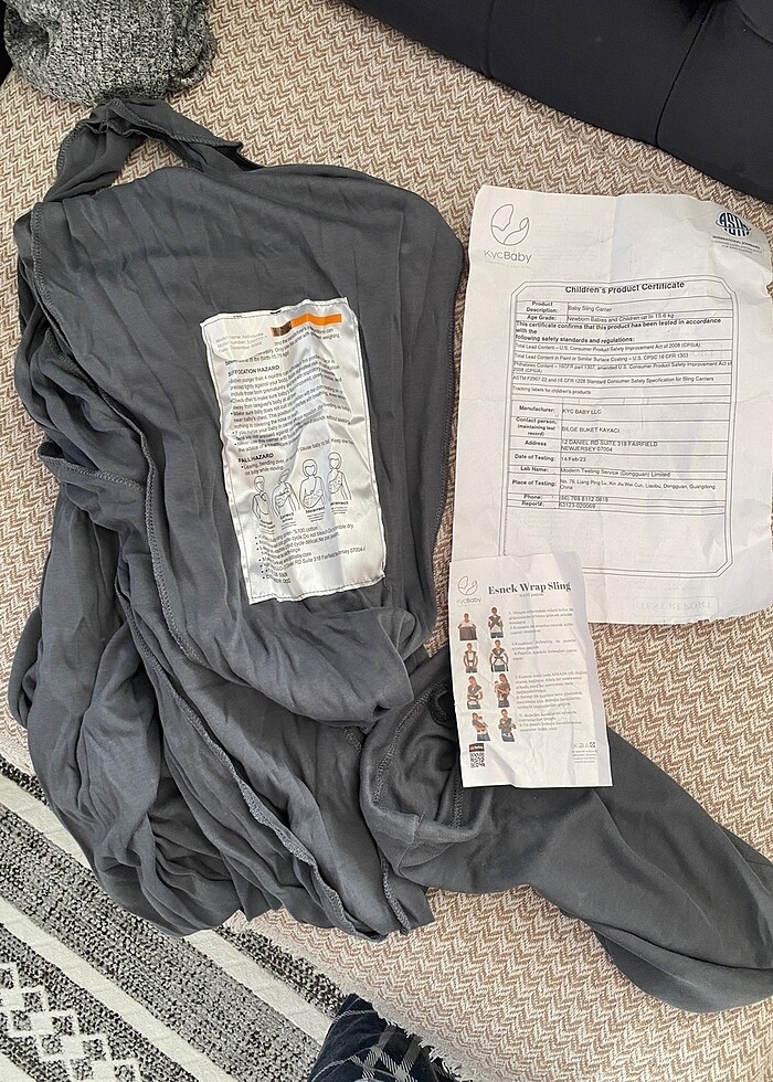 bebek sling - Görsel 5