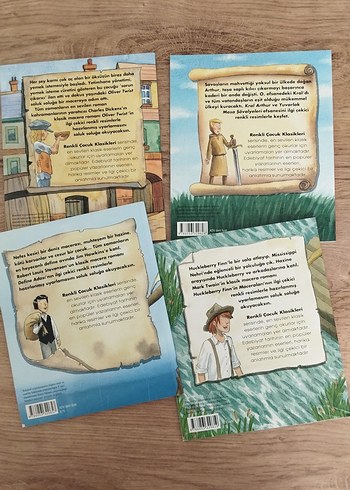 Renkli Çocuk Klasikleri Seti - 4 Kitap