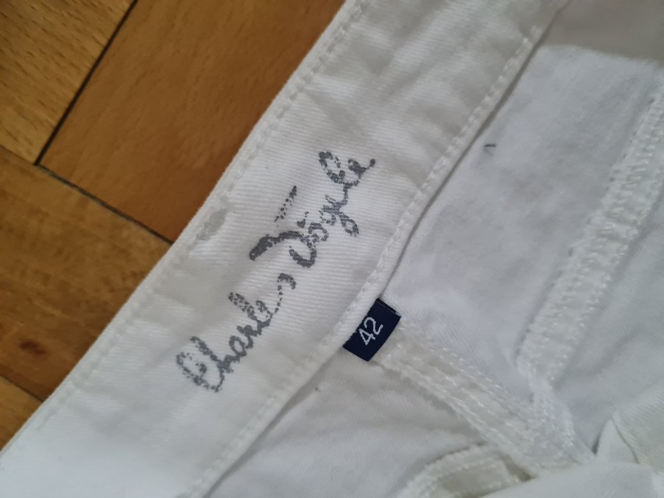 Düğmeli Beyaz Midi Kadın Etek - Görsel 3