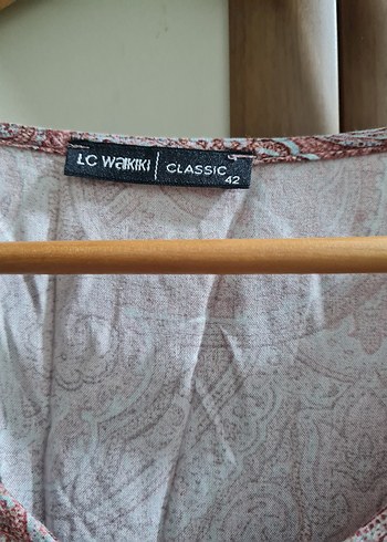 Pembe Bohem Uzun V Yakalı Elbise - Görsel 4