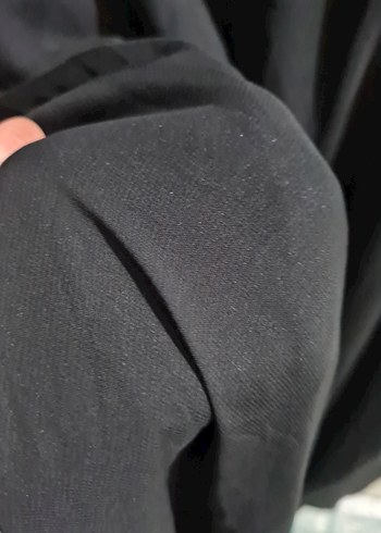 Lacivert Uzun Kadın Elbise V Yaka Drapeli - Görsel 5