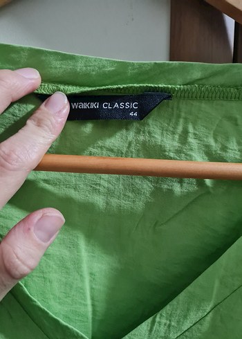 Yeşil Keten tunik 44 beden lc Waikiki - Görsel 3