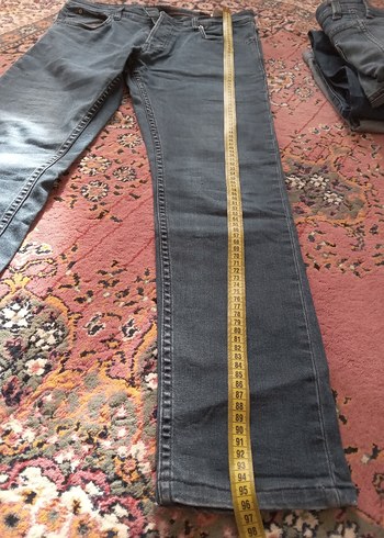 Erkek Mavi Slim Fit Denim Pantolon - Görsel 3