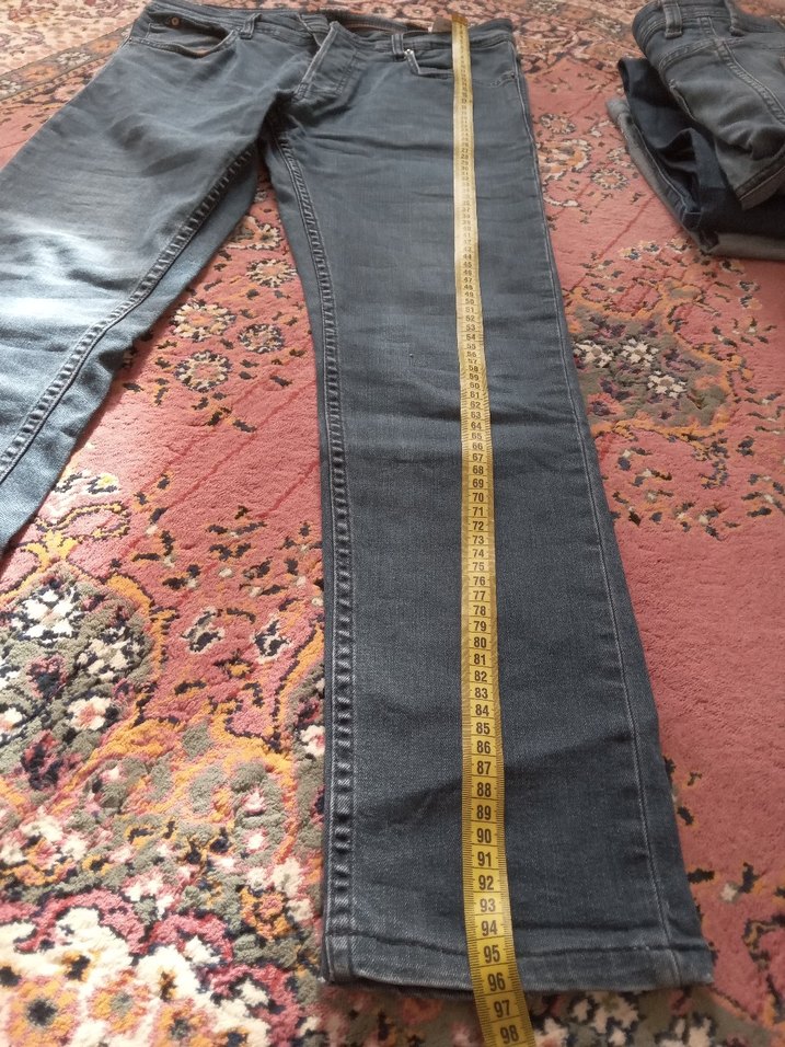 Erkek Mavi Slim Fit Denim Pantolon - Görsel 3