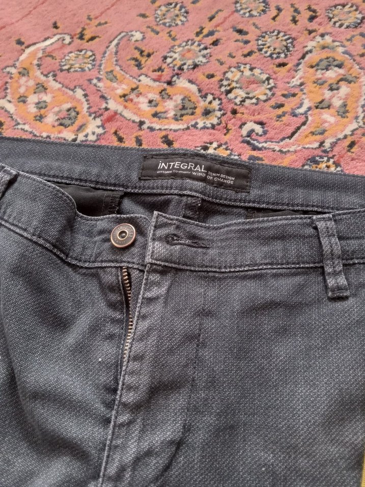 Gri Regular Fit Denim Erkek Pantolon - Görsel 2