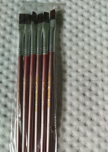 Bordo Resim Fırçası Seti - Görsel 2