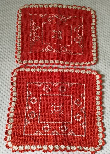 Nakışlı  Kare Öygü - Görsel 2