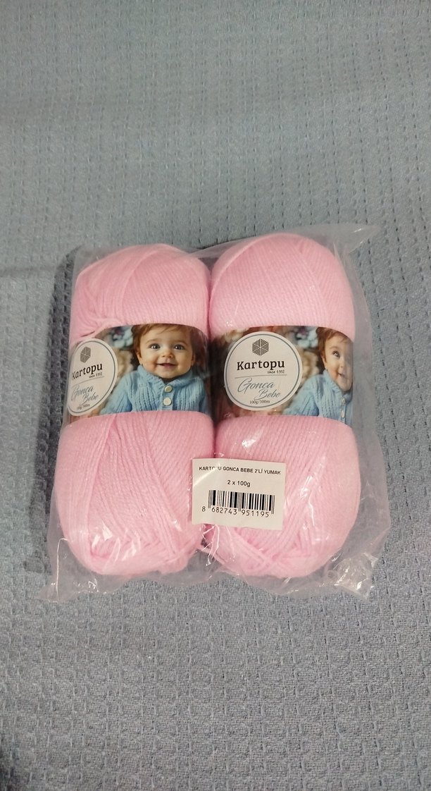 Kartopu Gonca Bebe Bebek İpi 2'li Paket - Görsel 3