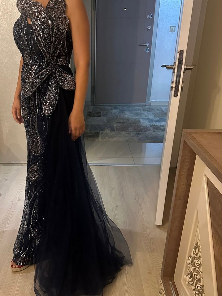 İthal Uzun Abiye Elbise - Görsel 2