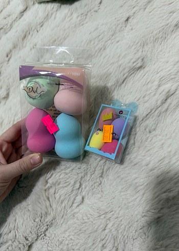 Pastel Renkli Makyaj Süngeri Seti - Görsel 2