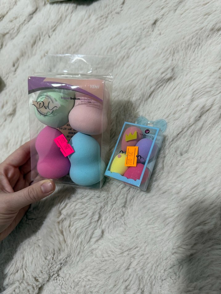 Pastel Renkli Makyaj Süngeri Seti - Görsel 2