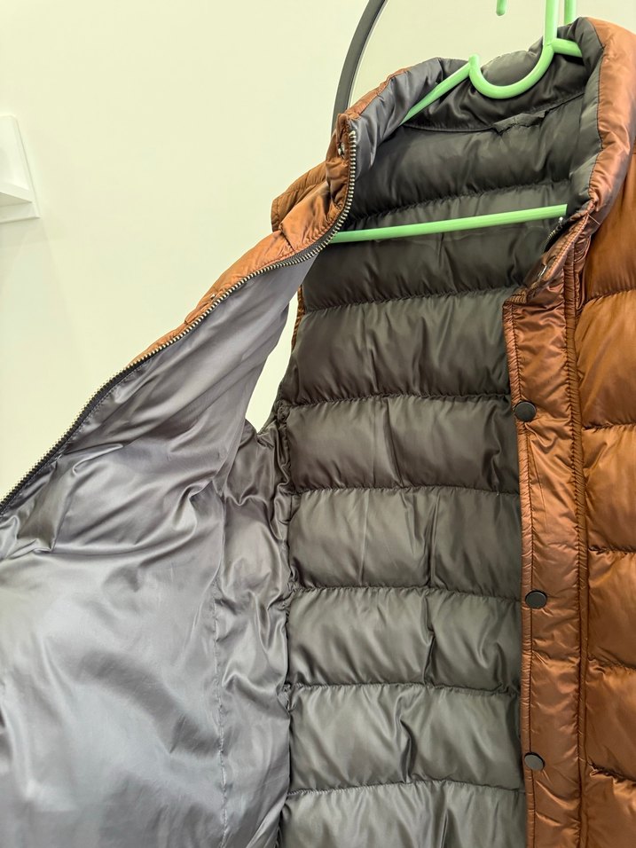 Kahverengi Kemerli Erkek Şişme Yelek - Görsel 2