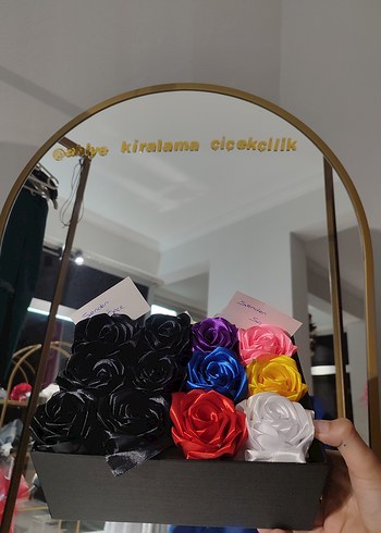Renkli Gül Kokulu Kadın Parfümü Kutusu