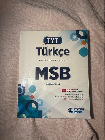 Türkçe test kitabı