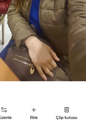 Kahverengi Kadın Kışlık Midi Mont - Görsel 2