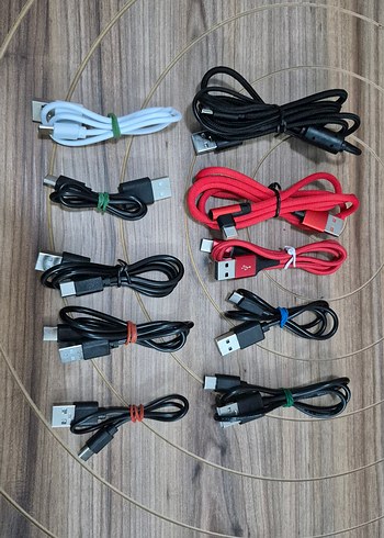 usb to type-c şarj kablo. sıfır 12 adet - Görsel 2