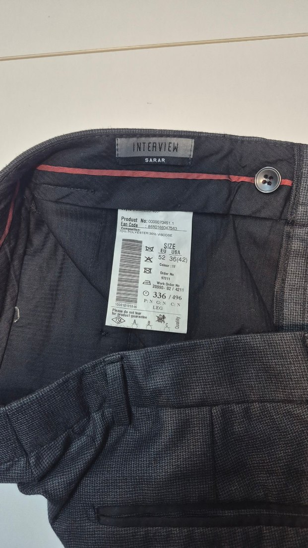 Sarar marka erkek kumaş pantolon - Görsel 4