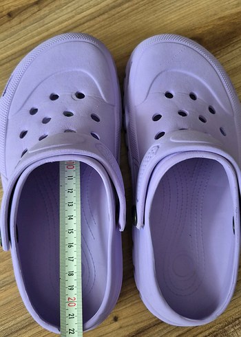 terlik eva plastik lila crocs tip 21.5cm - Görsel 5