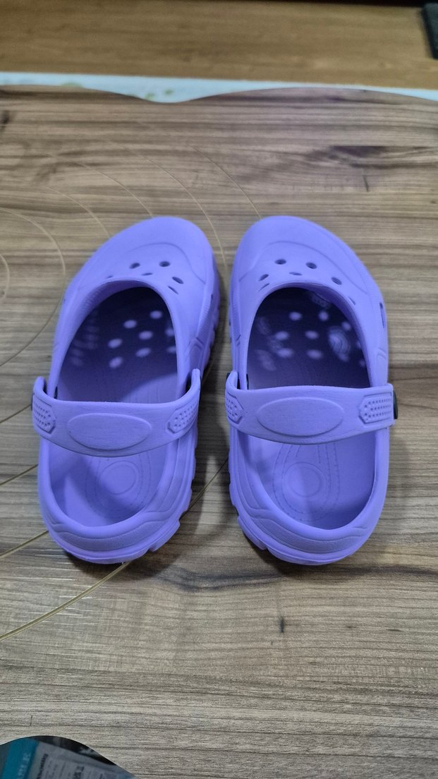 terlik eva plastik lila crocs tip 21.5cm - Görsel 4
