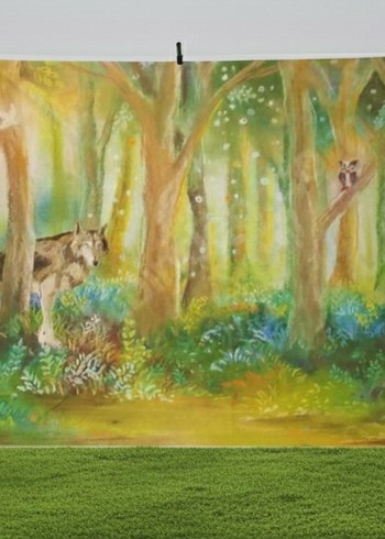 bebek fotoğrafçı fonu - Görsel 2