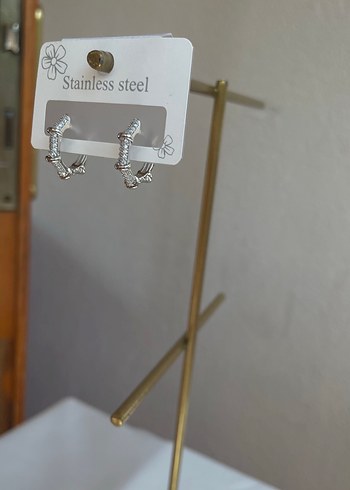 Beden Çelik Minimal Küpe