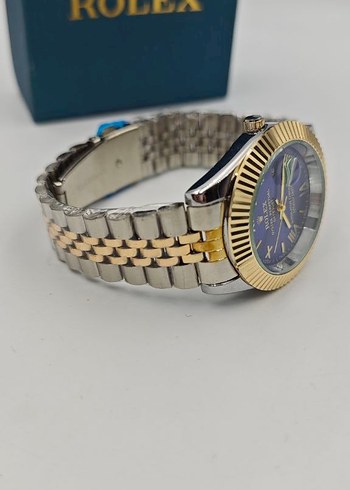Beden mavi Renk ® ROLEX DAYTJUST ÇELİK ERKEK SAAT