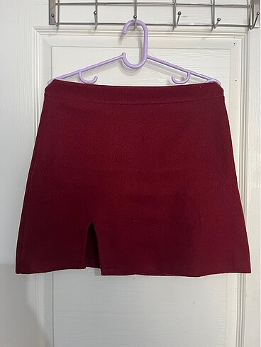 bordo mini etek