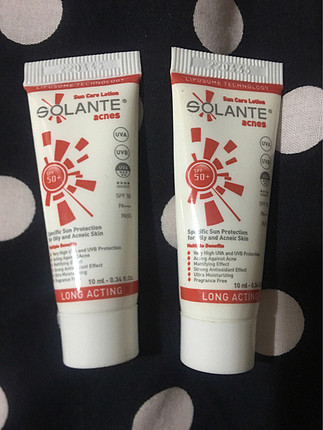 Solante acnes gunes kremi