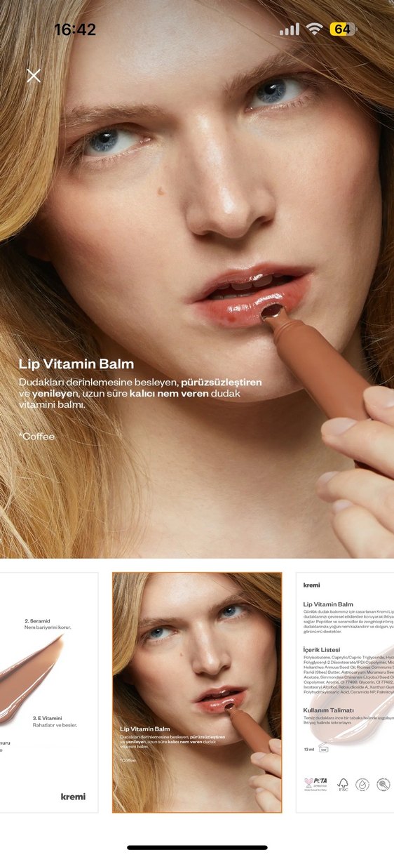 Kremi nude Dudak Parlatıcısı - Görsel 4