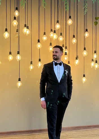 Diğer Siyah Modern Klasik Damat Takımı