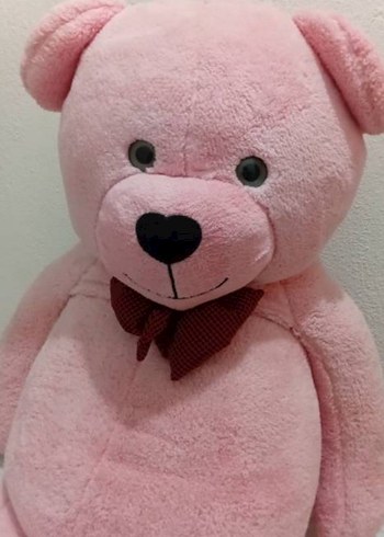 Pembe Peluş Ayıcık Oyuncak 1 metreden fazladır - Görsel 3