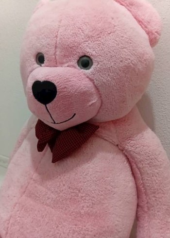 Pembe Peluş Ayıcık Oyuncak 1 metreden fazladır - Görsel 2