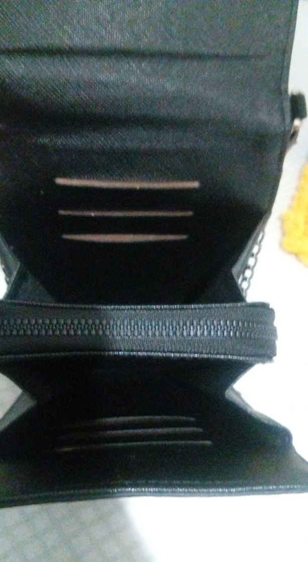 Fermuarlı Siyah Polo David kadın Omuz Çantası - Görsel 3