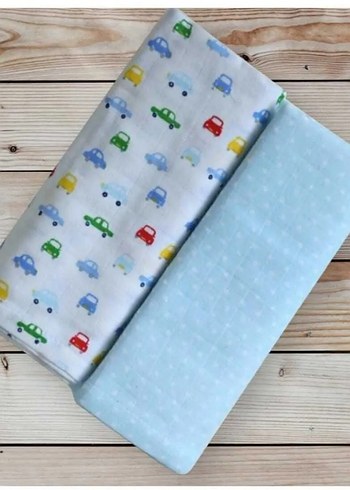 Mothercare 2 adet Pamuklu Müslin Bebek Örtüsü