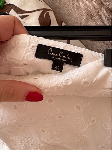 Pierre Cardin Pierre cardin fistolu beyaz etek