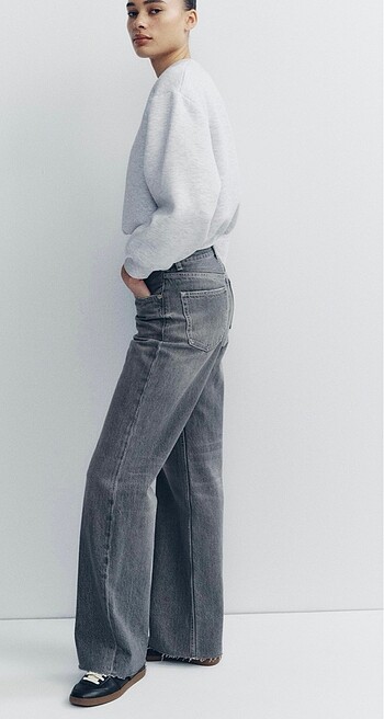 Wide leg jean - Görsel 4