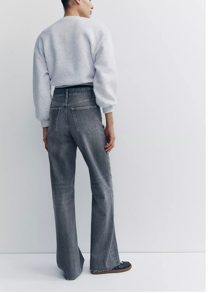 Wide leg jean - Görsel 2