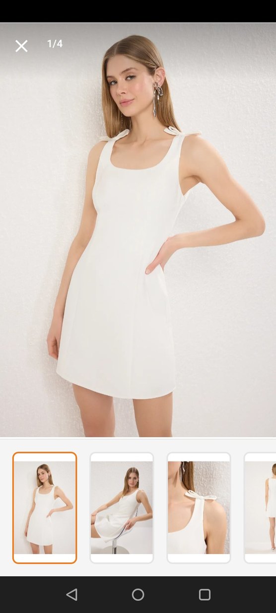 beyaz elbise - Görsel 3