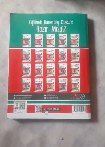 Fen Bilimleri 7. Sınıf Etkinlikli Kitap bumerang günay yayınları