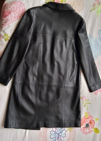 Siyah Kadın Deri Ceket - Görsel 3
